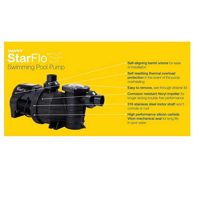 Davey Starflo SF DSF1350 pool pump photo